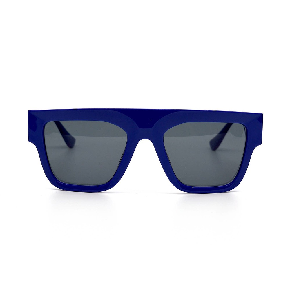 VERSACE VE4430U 529487 BLUE DARK GREY LENS AUTHENTIC SUNGLASSES - Picture 2 of 14